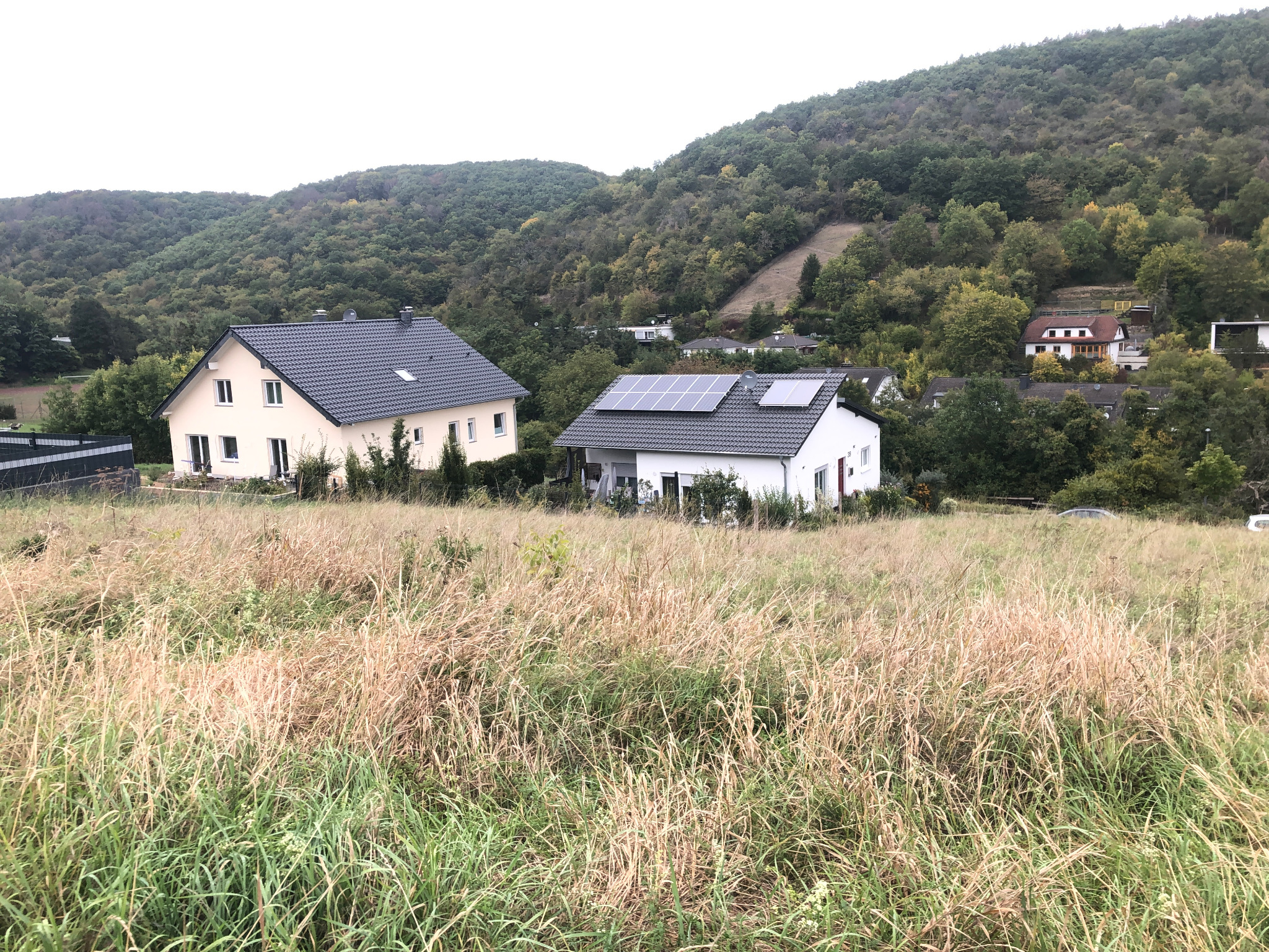 Grundstück vor der Bebauung